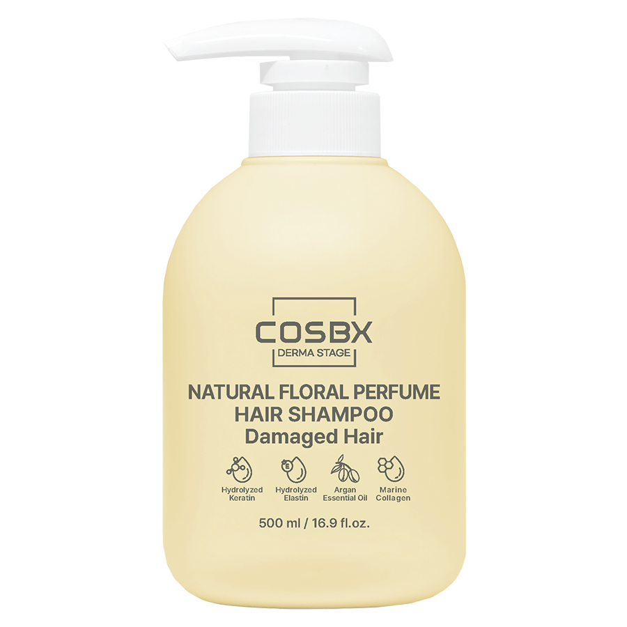 Derma Stage Natural Floral Perfume HAIR SHAMPOO Damaged Hair